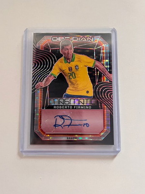 Panini Obsidian Roberto Firmino Autograph Magmatic 90/99 new