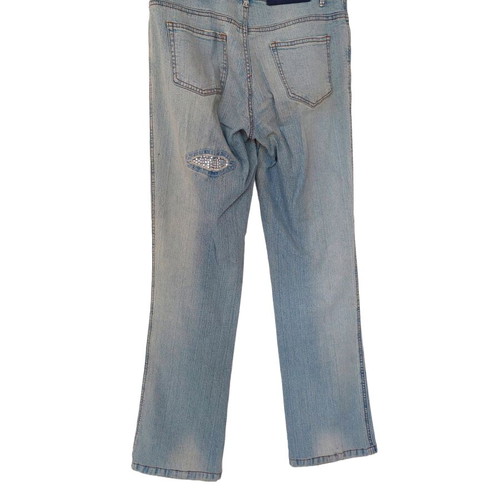 Celestino women's jeans with rhinestones size 27 used, blue