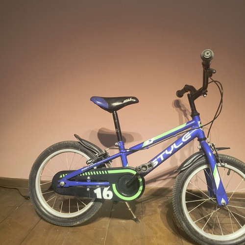 Stylg 16-inch kids bicycle used, city bike, blue