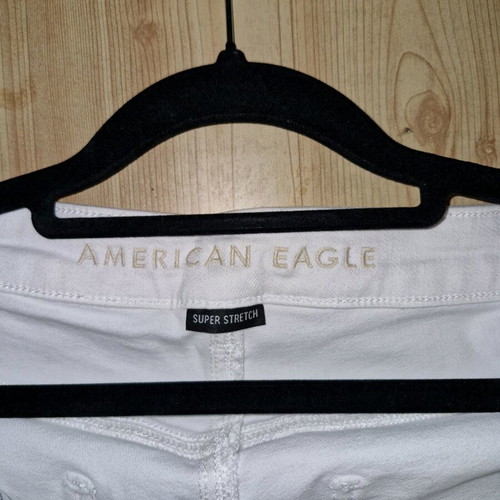 American Eagle white flare jeans like new size L