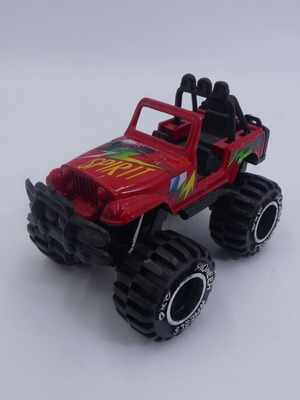 Red 3-Inch 4x4 Spirit μεταχειρισμένο παιχνίδι αυτοκίνητο