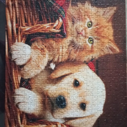 Puzzle 500 pieces used without box