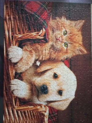 Puzzle 500 pieces used without box