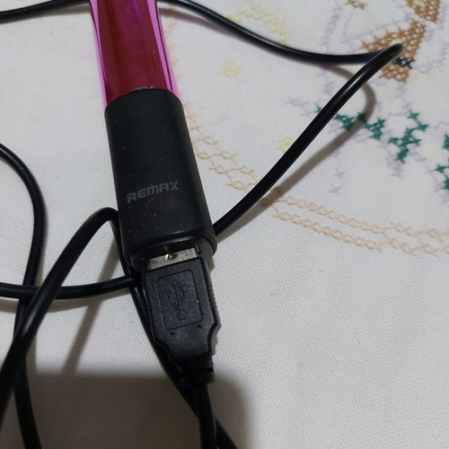 Remax external battery used