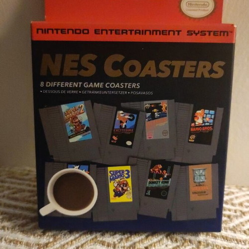 Nintendo NES Coasters set of 5 official Paladone licensed