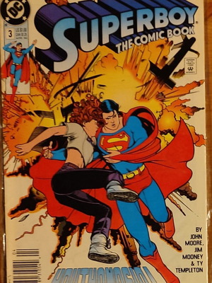 Superboy κόμικ μεταχειρισμένο, 1990, αγγλικά