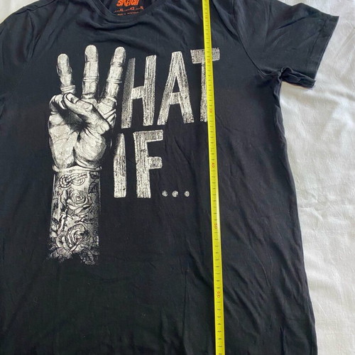 Bershka men's t-shirt set used, black, size XL