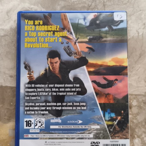 Just Cause PS2 game used, fully functional