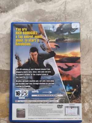 Just Cause PS2 game used, fully functional
