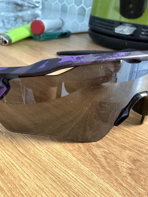 Oakley Camo Dark sunglasses used with box and 2 clear lenses