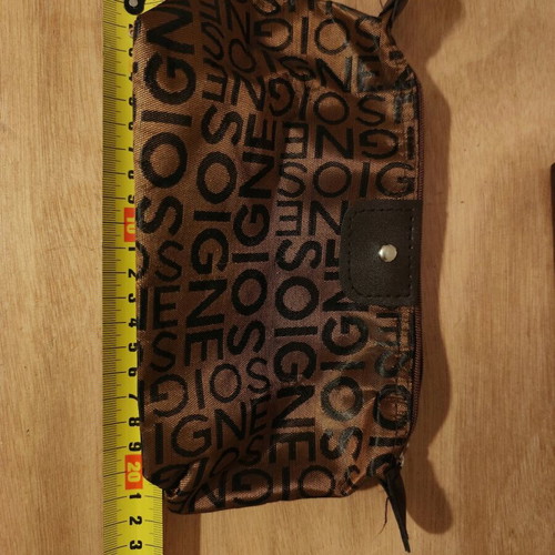 Brown toiletry bag like new