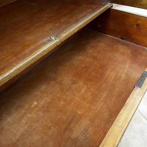 Art Deco vintage drawer cabinet used, wooden