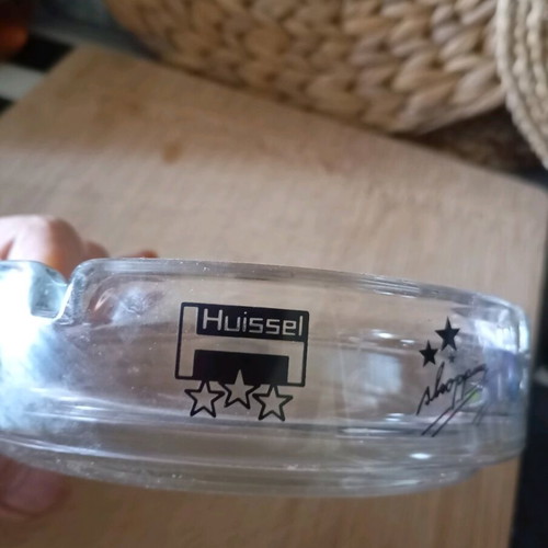 Large ashtray like new, thick glass, German brand