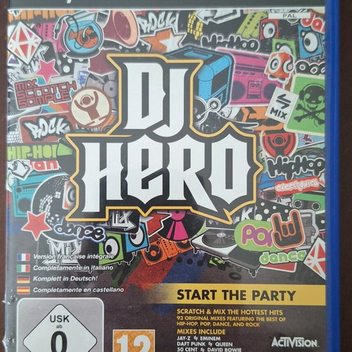 DJ Hero PlayStation 2 used without scratches