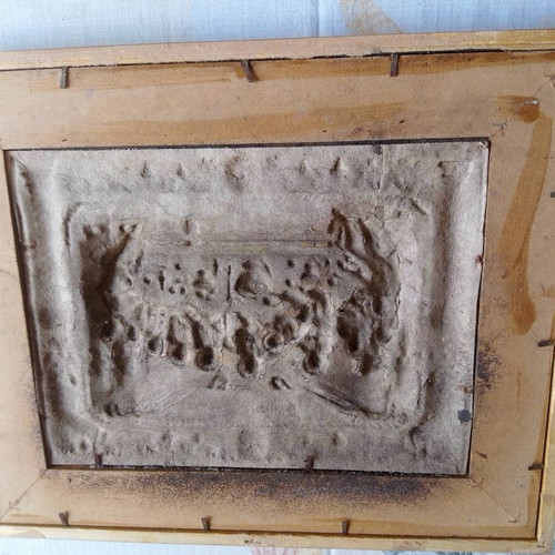 Large Silver-Plated Last Supper Icon 35x42 cm, used