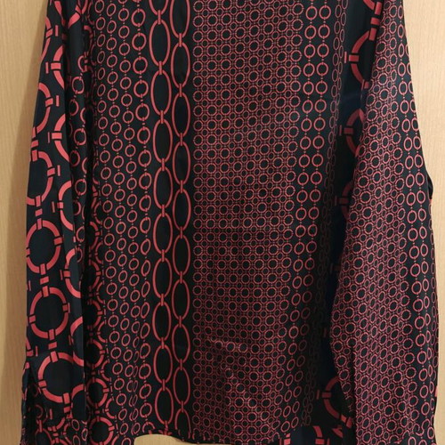 Blouse with patterns like new No 52, black and red