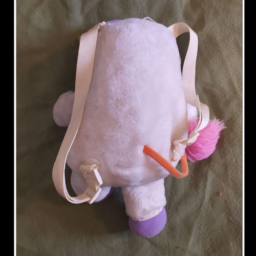 Popples backpack 1986 like new with original stuffing