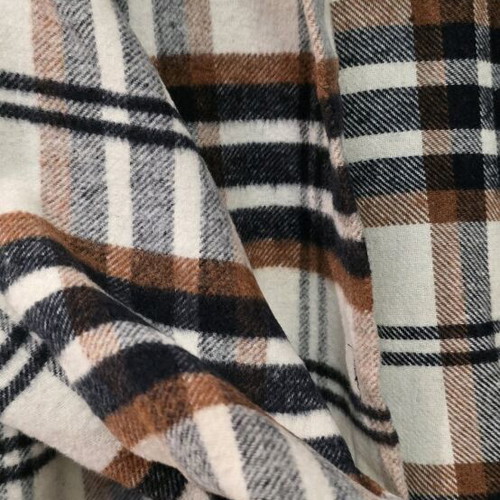 Maxi checked shirt coat like new, white