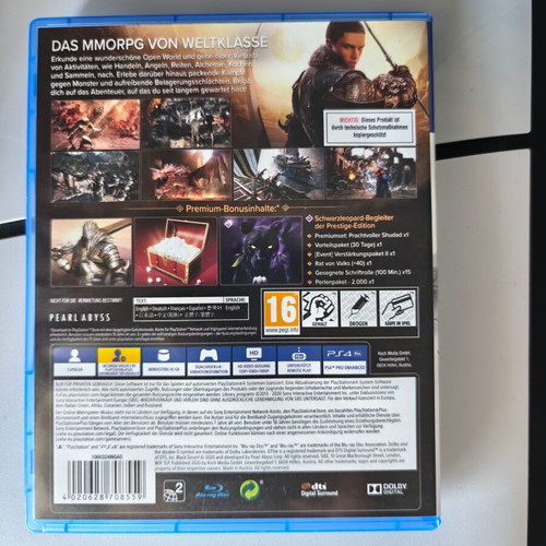 Black Desert Prestige Edition PS4 game used