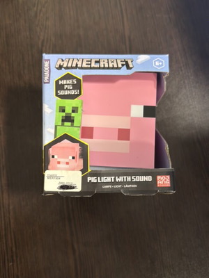Pig φωτιστικό Minecraft σαν καινούργιο