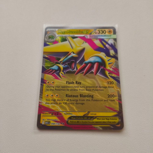 Mega Manectric EX Pokemon Mega Evolution card new