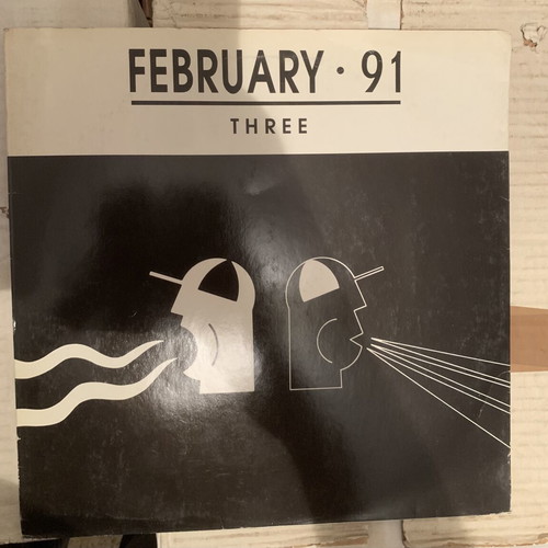 DMC February 91 Three 12" vinyl record used, electronic