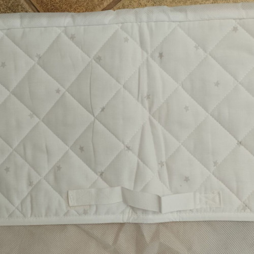 IKEA Protective Crib Bumper like new, white, 0.70x1.40 m