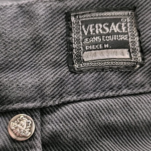 Genuine Versace Jeans pants size M used, black