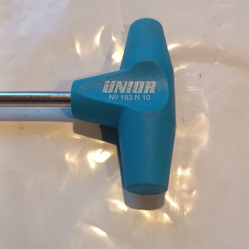 Unior T-Handle Hex Socket Wrench 28cm Diameter 10mm New