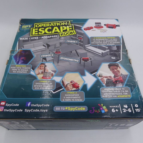 Operation Escape Room board game used by Just Toys (YL051)
