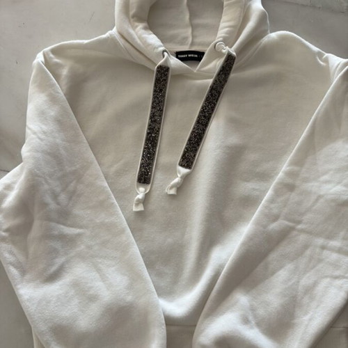 Tally Weijl white sweatshirt with rhinestone details like new, size S