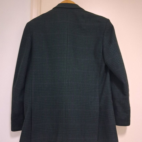 Vintage Armand Thiery men's checked blazer used, wool cashmere, size 52