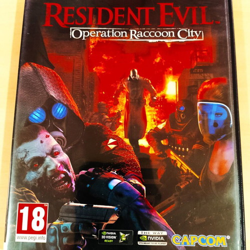 Resident Evil Operation Raccoon City PC game like new with manual