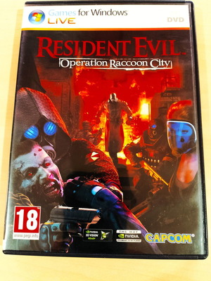 Resident Evil Operation Raccoon City PC game like new with manual