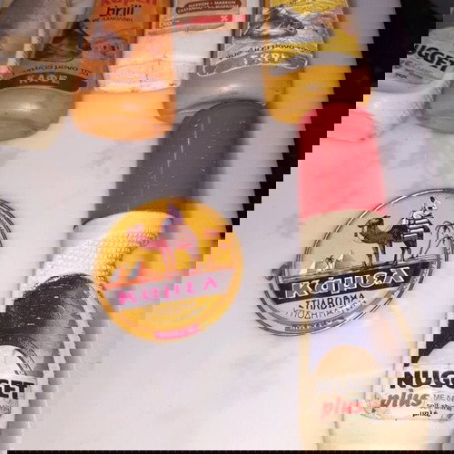 Колекционерски опаковки за боя за обувки употребявани, комплект от 6