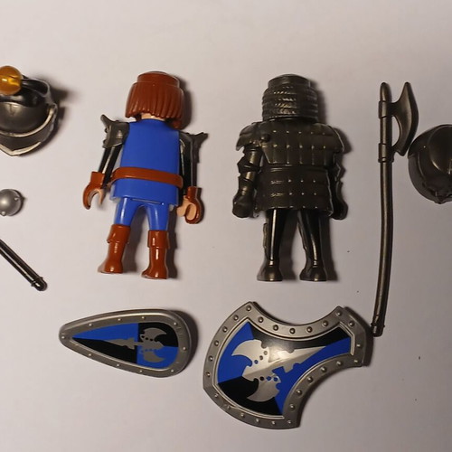 Φιγούρες Ιπποτών Playmobil μεταχειρισμένες, σετ 2 τεμαχίων