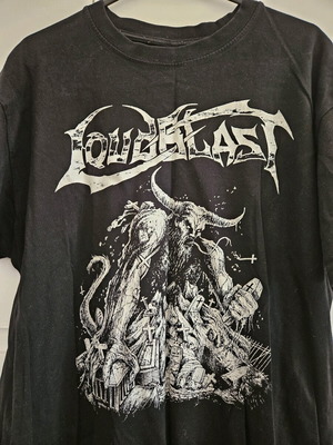 Loudblast t-shirt official, like new, size L