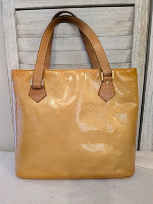 Louis Vuitton Houston Tote Bag like new, yellow and gold