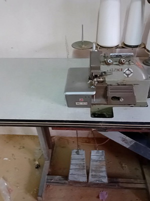 Jouki five-thread overlock sewing machine used