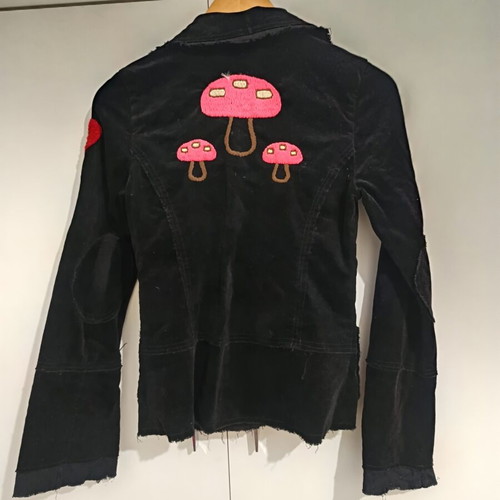 Johhny Was Joystick Women's Blazer like new, black corduroy jacket