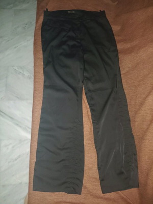 Black satin pants used, size L/40/12
