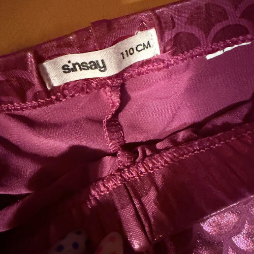 Sinsay mermaid shorts, pink, size 110 cm, age 5