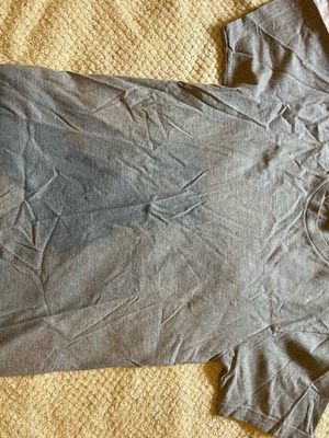 HMV grey skinny t shirt size S used