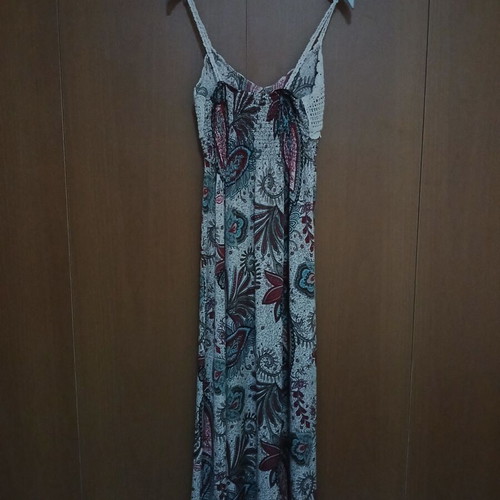 Summer dress with open back, Access, multicolored