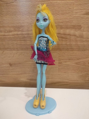 Monster High 13 Wishes Lagoona Blue doll used, very good condition
