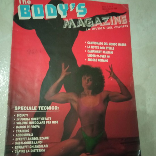 Body's Magazine N'3 bodybuilding sports magazine 1988 like new