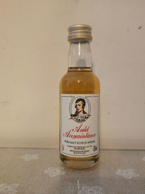 Robert Burns Auld Acquaintance Pure Malt Scotch Whisky miniature new