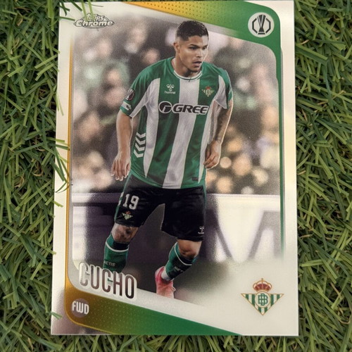 Topps Chrome Uefa Club Competitions 25/26 Cucho Real Betis card new