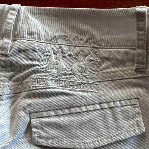 La Martina white capri pants like new, size 28