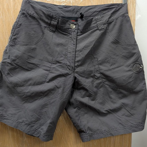 Mammut ladies tracking shorts like new, size 38/M, gray